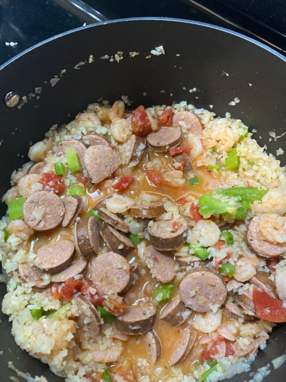 Cauliflower Jambalaya Directions, calories, nutrition & more Fooducate