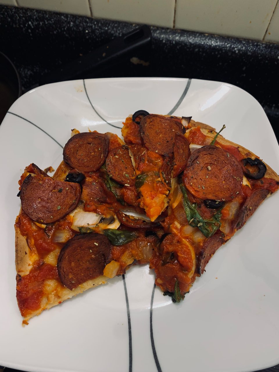 plant based supreme pizza Directions, calories, nutrition & more Fooducate