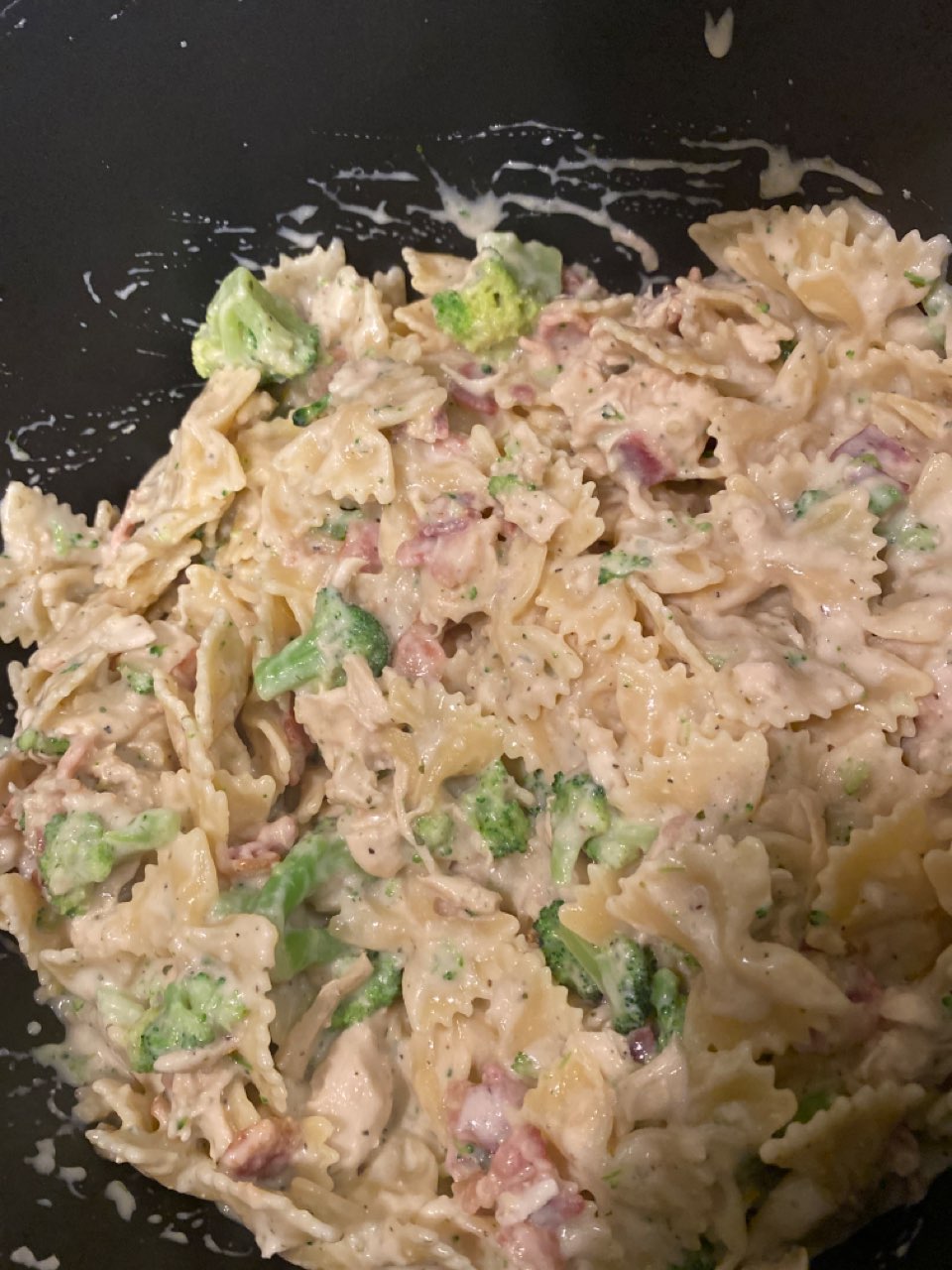 Broccoli Bacon Alfredo Directions, calories, nutrition & more Fooducate