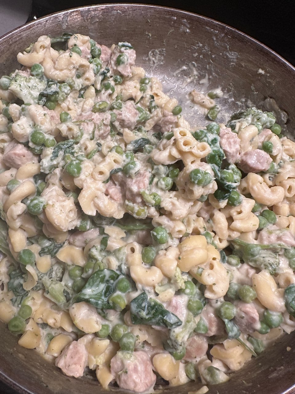 vegan high protein Alfredo elbows Directions, calories, nutrition