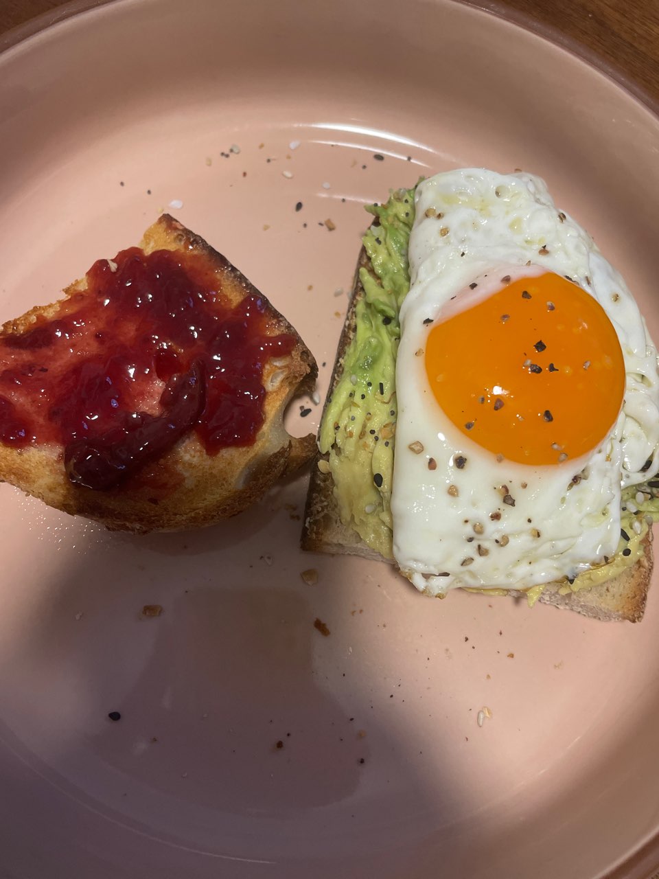 avo toast and jam Directions, calories, nutrition & more Fooducate