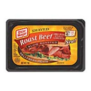 Oscar Mayer Roast Beef, Slow Roasted, Shaved: Calories, Nutrition Analysis & More Fooducate