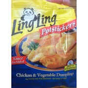 Ling Ling Potstickers, Chicken & Vegetable Dumplings: Calories, Nutrition Analysis & More
