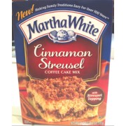 Martha White Cinnamon Streusel Coffee Cake Mix Martha White Cinnamon Streusel Coffee Cake Mix