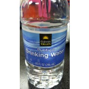 Clover Valley Purified Drinking Water: Calories, Nutrition Analysis