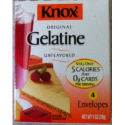 Knox Original Gelatine: Calories, Nutrition Analysis & More | Fooducate
