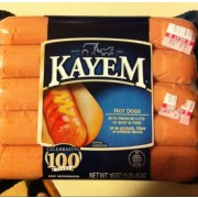 Kayem Hot Dogs Beef & Pork: Calories, Nutrition Analysis & More | Fooducate