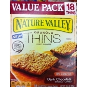 nature valley granola thins dark chocolate