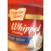 Duncan Hines Whipped Frosting, Fluffy White: Calories, Nutrition