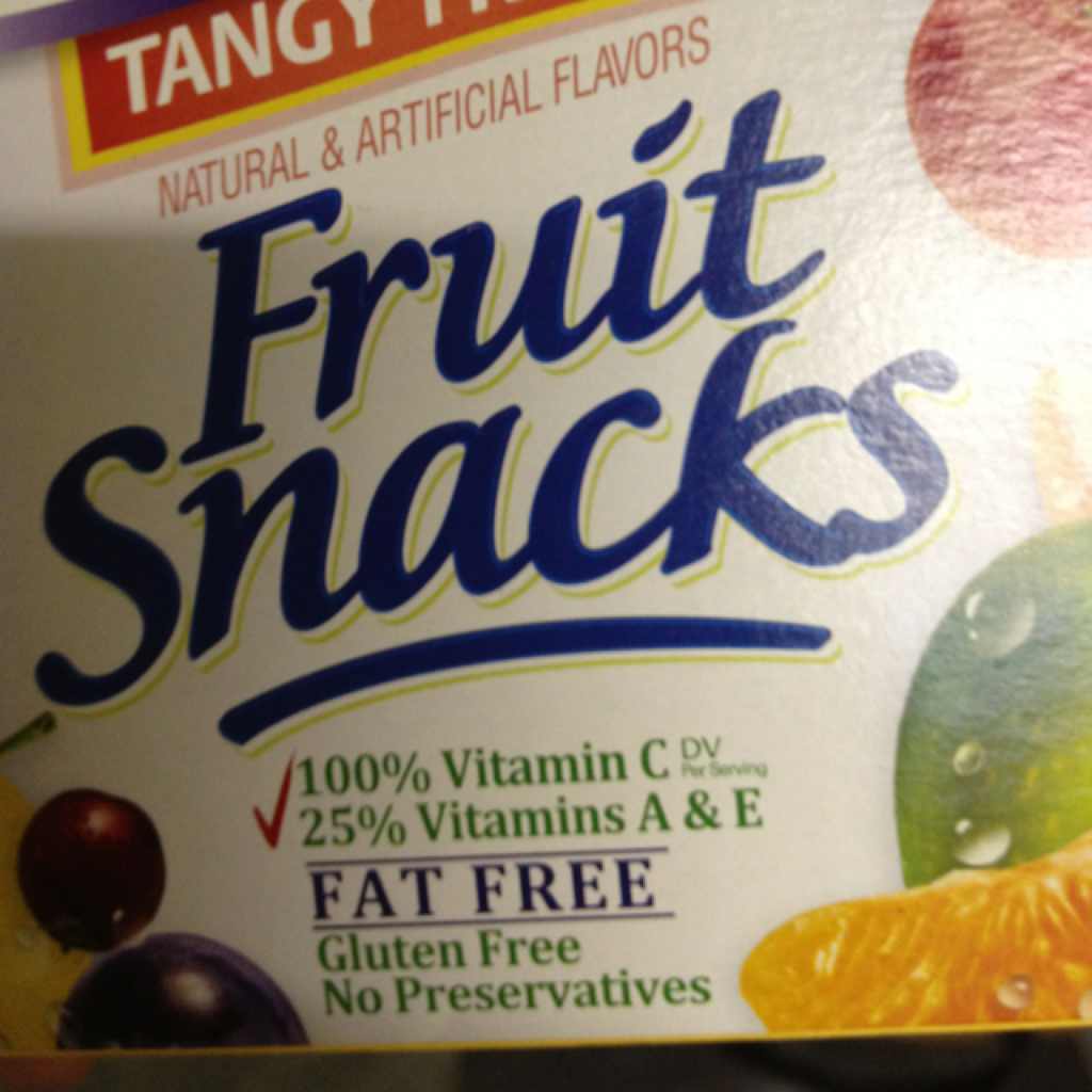 Welch's Fruit Snacks, Tangy Fruits Calories, Nutrition Analysis & More