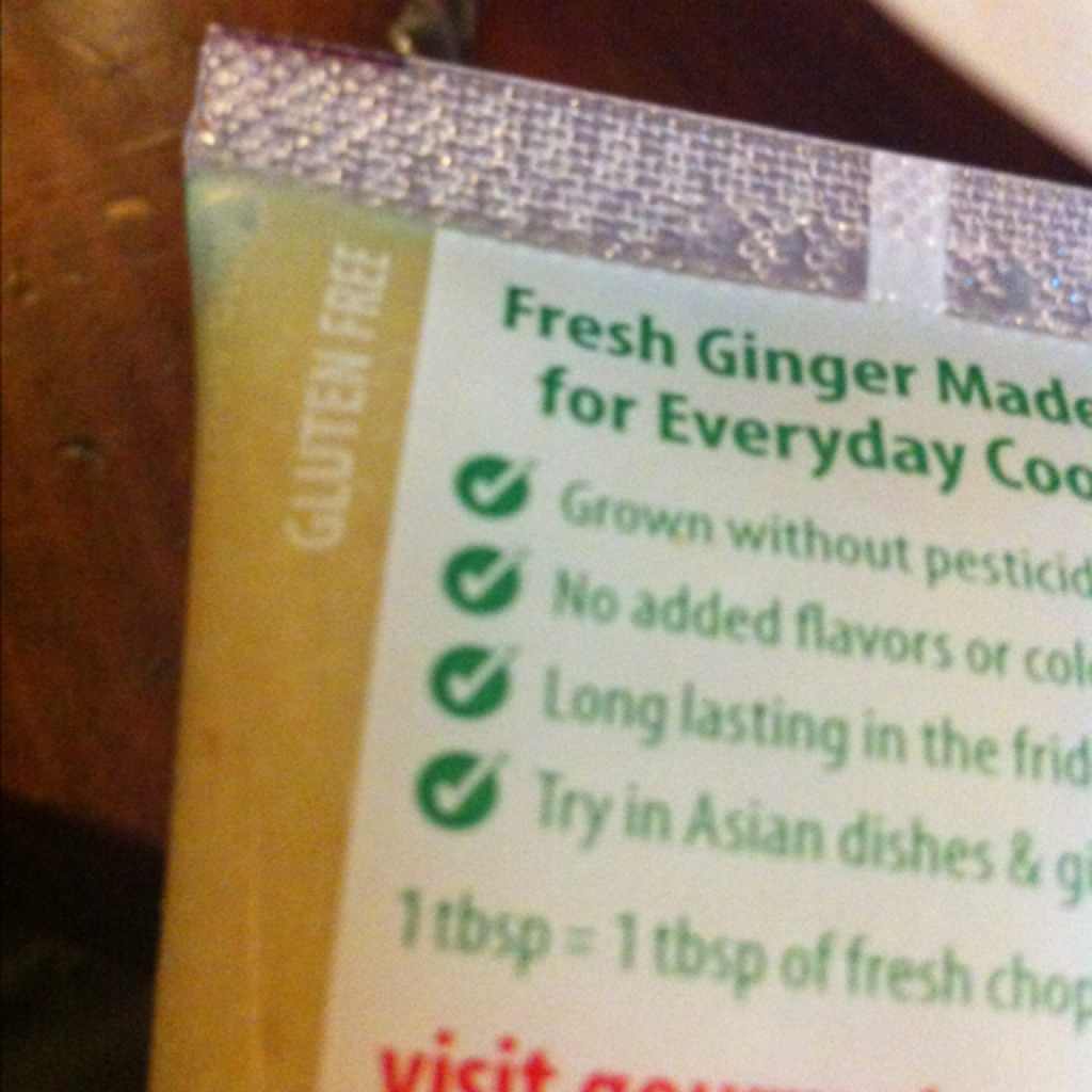 Gourmet Garden Ginger StirIn Paste Calories, Nutrition Analysis