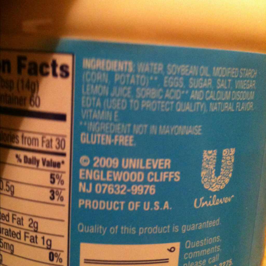 Hellmann's Mayonnaise, Light Calories, Nutrition Analysis & More