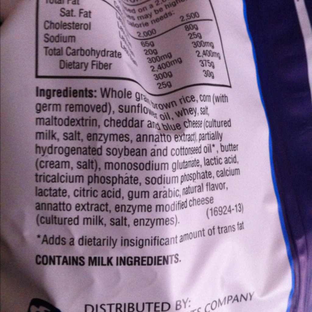 Quaker Rice Snacks, Quakes, Cheddar Cheese Calories, Nutrition Analysis & More Fooducate