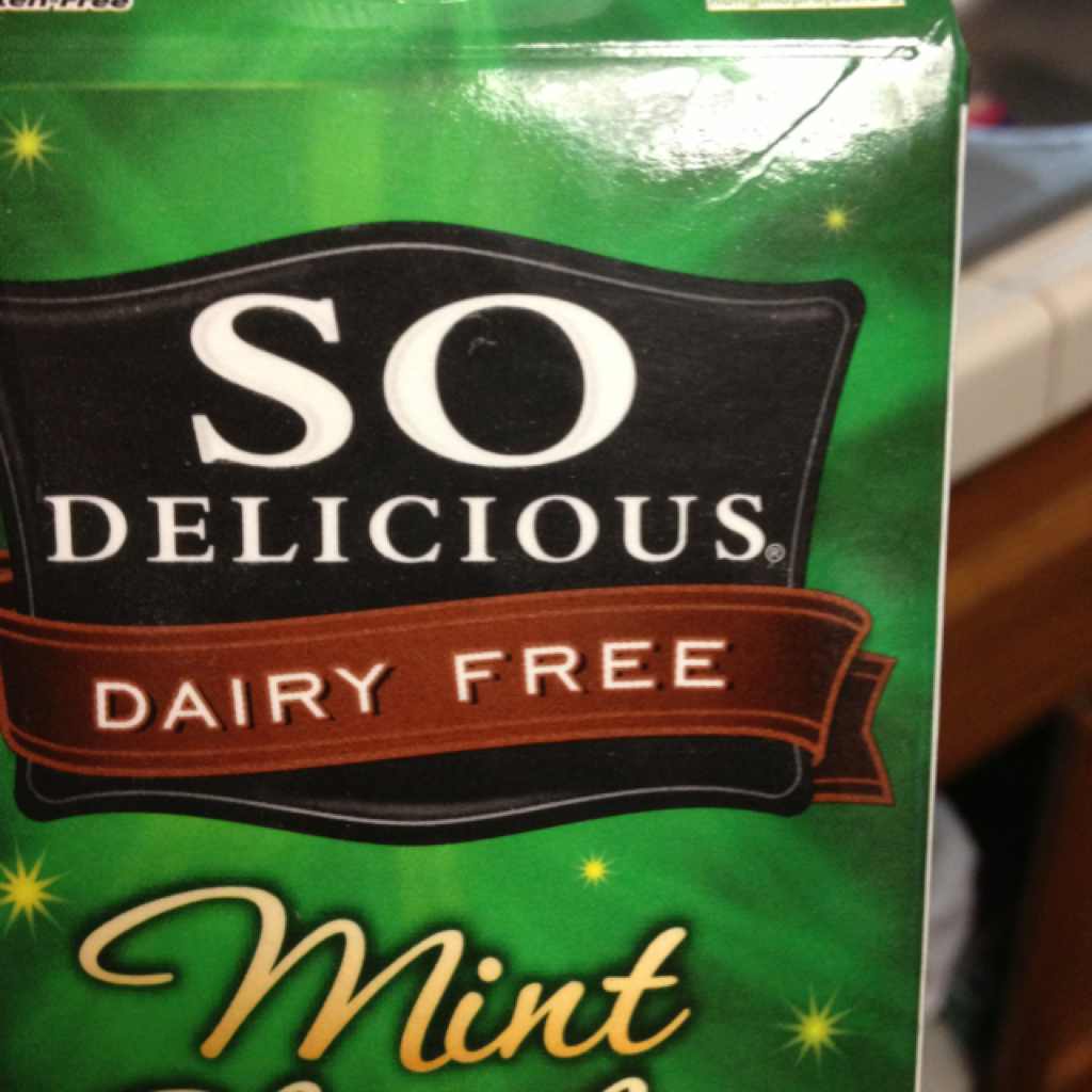 So Delicious Dairy Free Coconut Milk Beverage, Mint Chocolate, Holiday