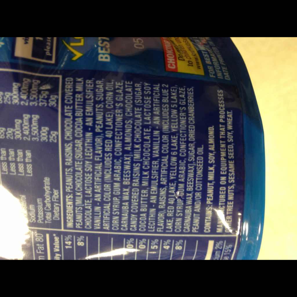 Planters Trail Mix, Sweet & Nutty Calories, Nutrition Analysis & More Fooducate