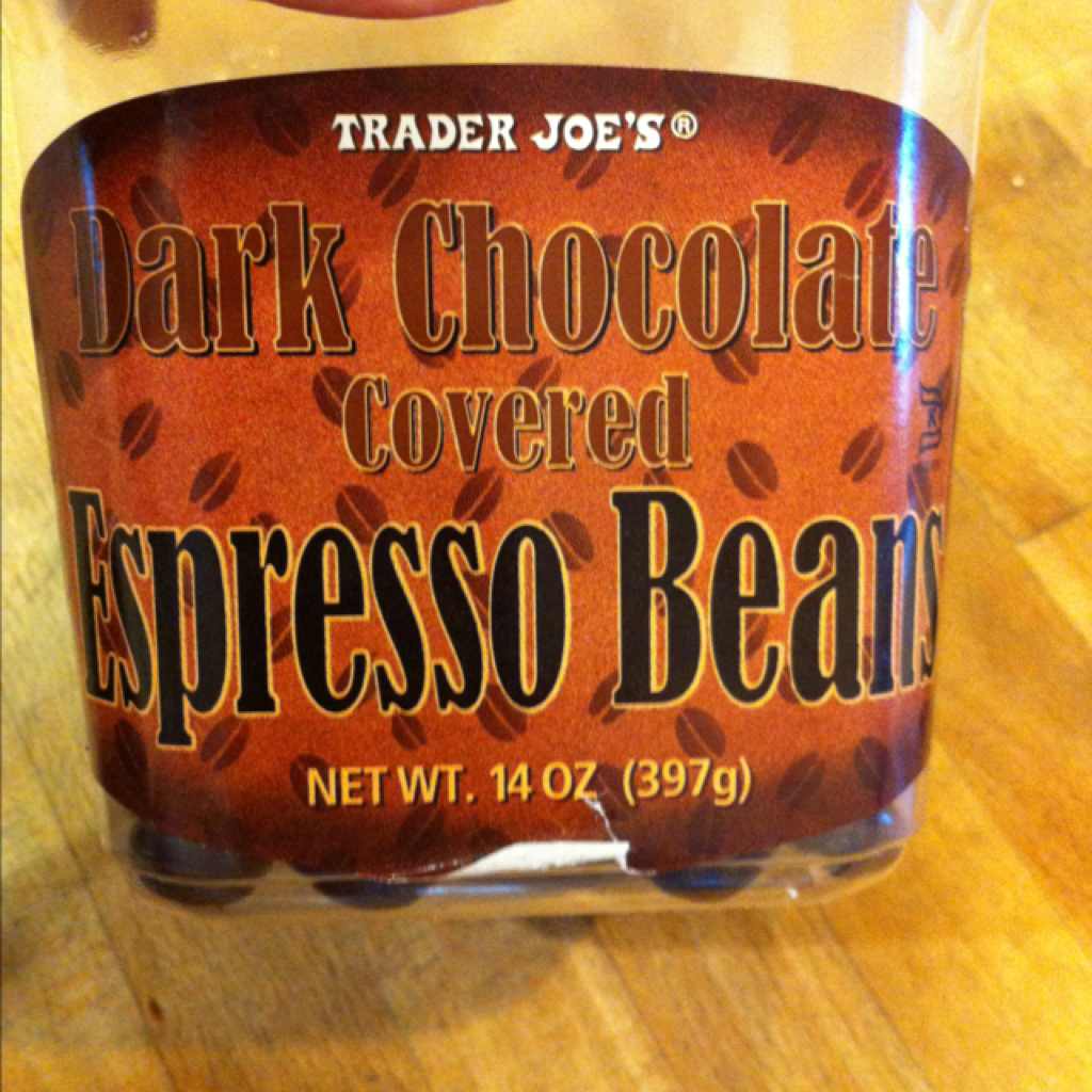 Trader Joe's Dark Chocolate Covered Espresso Beans Calories, Nutrition