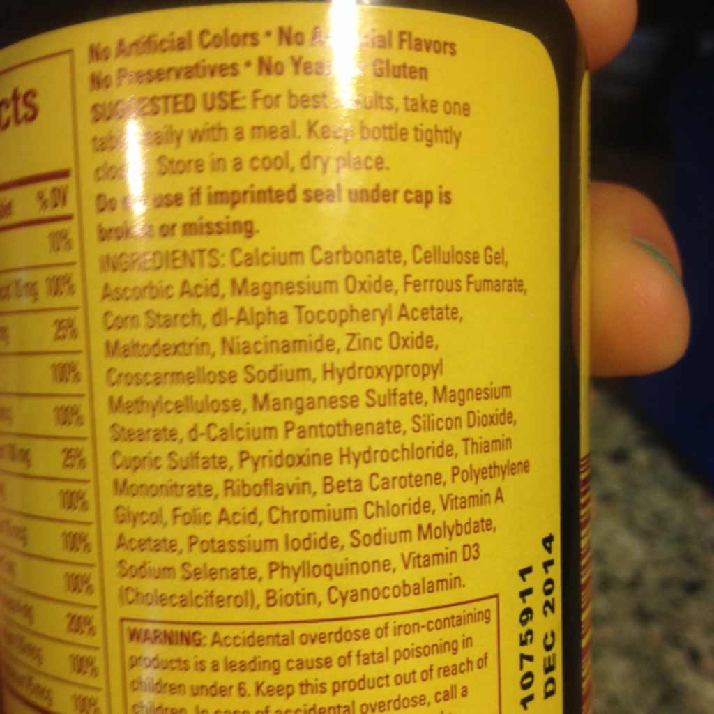 Nature Made Multivitamin, For Her Calories, Nutrition Analysis & More