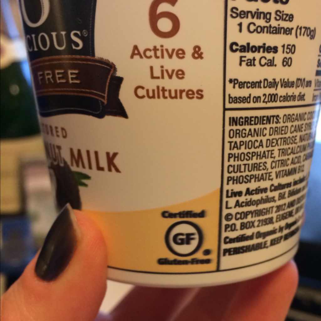 So Delicious Dairy Free Coconut Milk Yogurt, Vanilla Calories