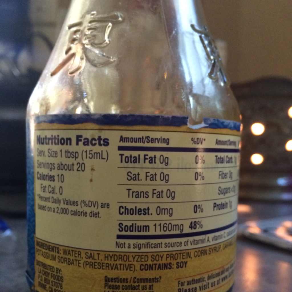La Choy Soy Sauce All Purpose Seasoning Calories, Nutrition Analysis