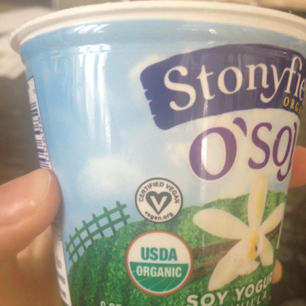 Stonyfield Organic Dairy Free Soy Yogurt, Organic Calories, Nutrition