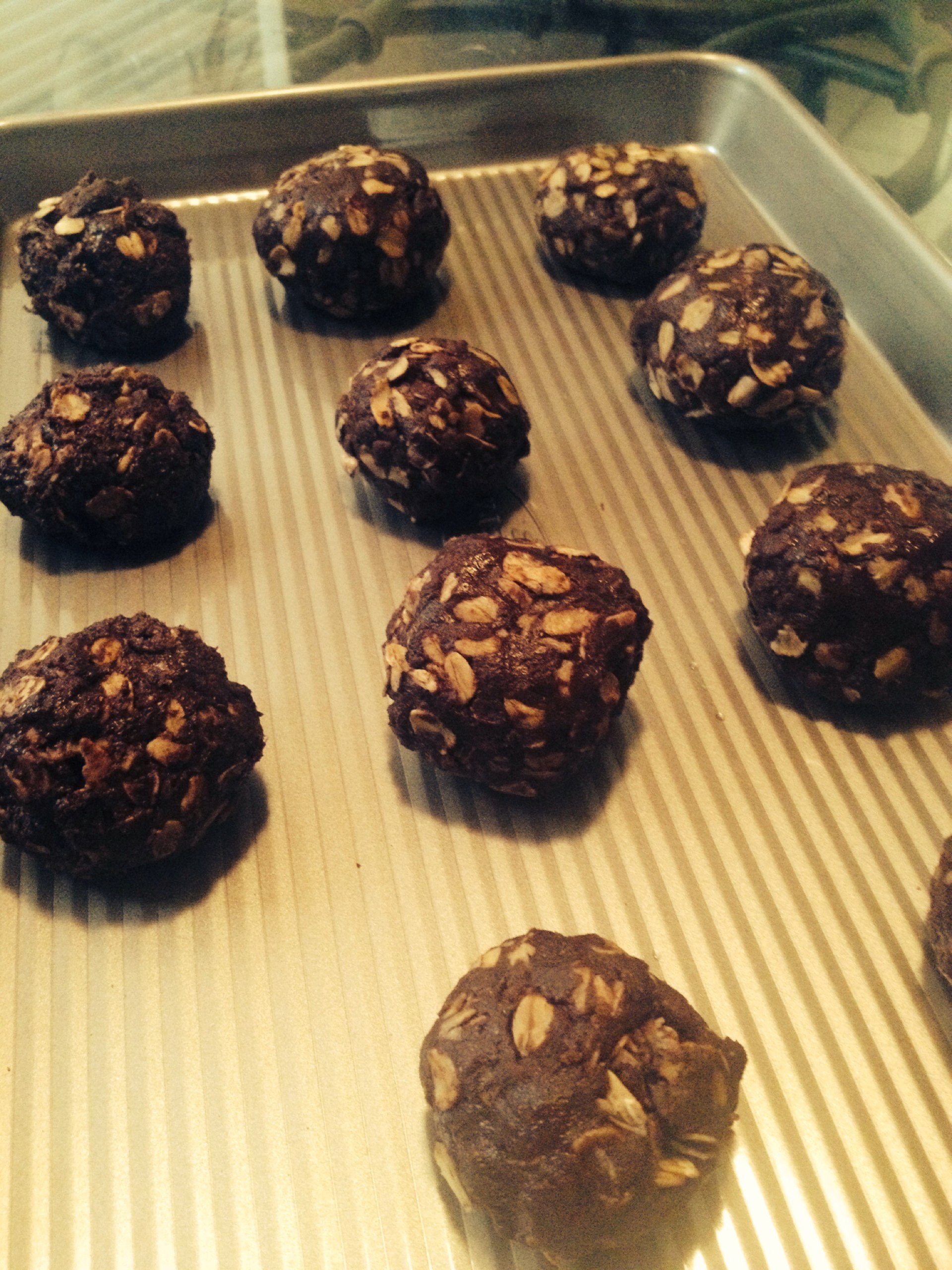 Made chocolate almond butter & oats balls Fooducate Diet Motivation
