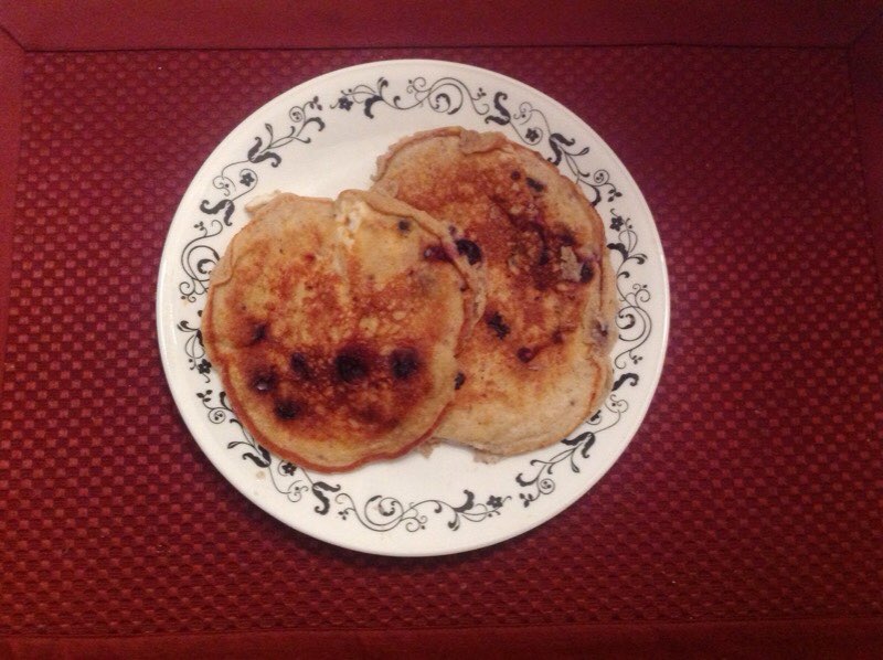 Breakfast today I made blueberry pancakes with kodiak pancake mix Fooducate Diet Motivation