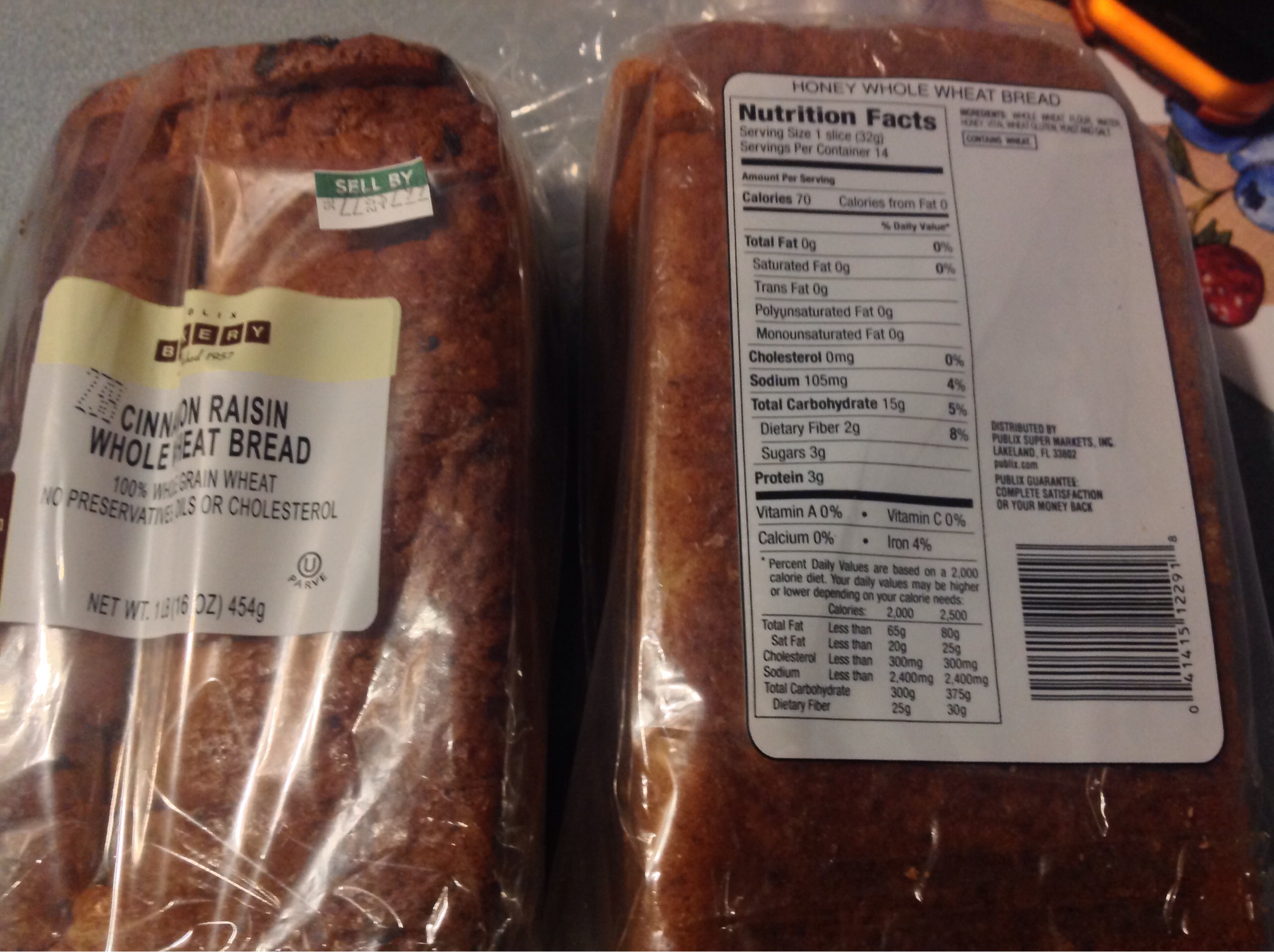 Today for breakfast i toasted an ezekiel cinnamon raisin english muffin