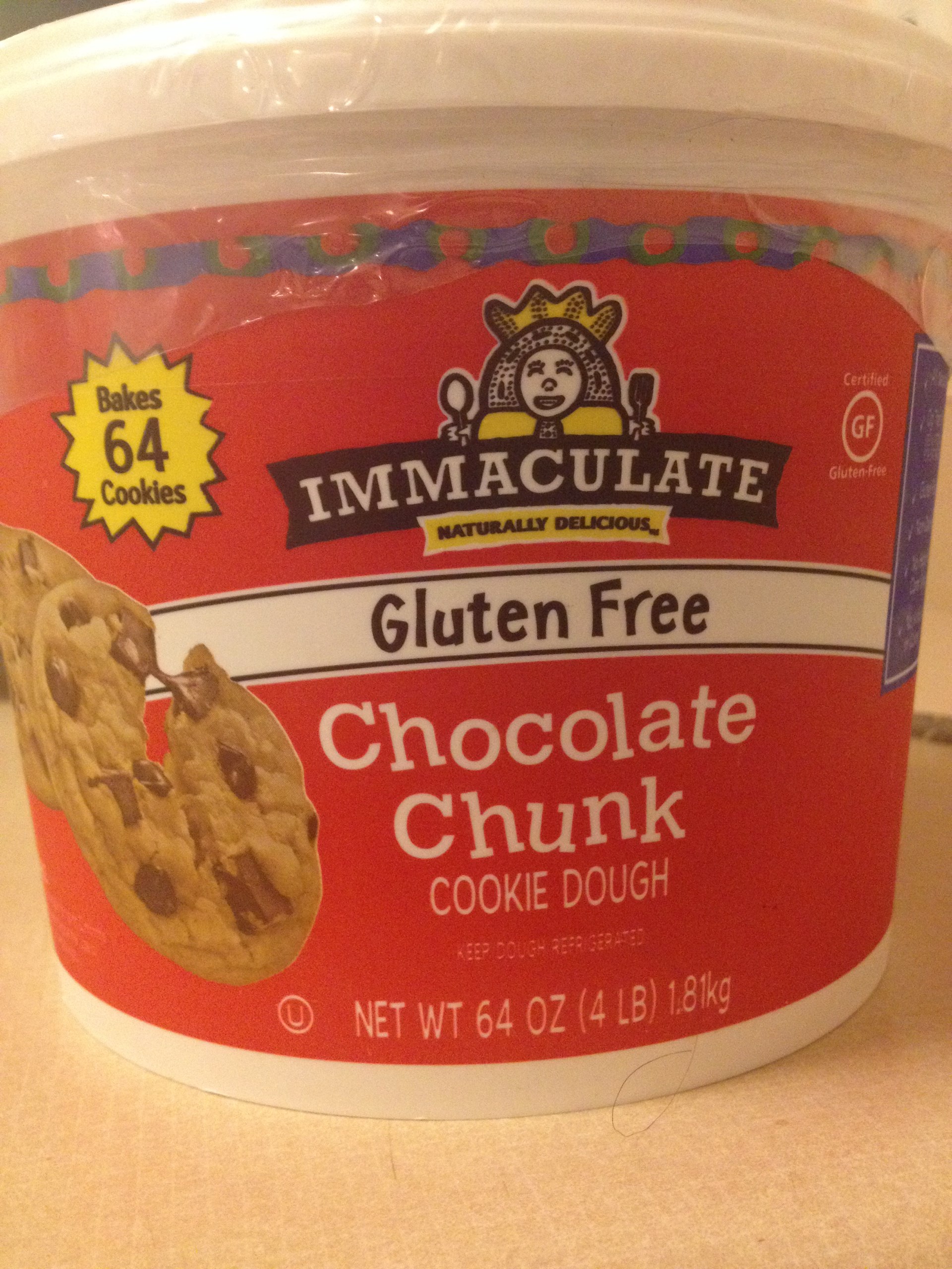 So this happened.... 4 pounds of gluten free cookie dough, courtesy of