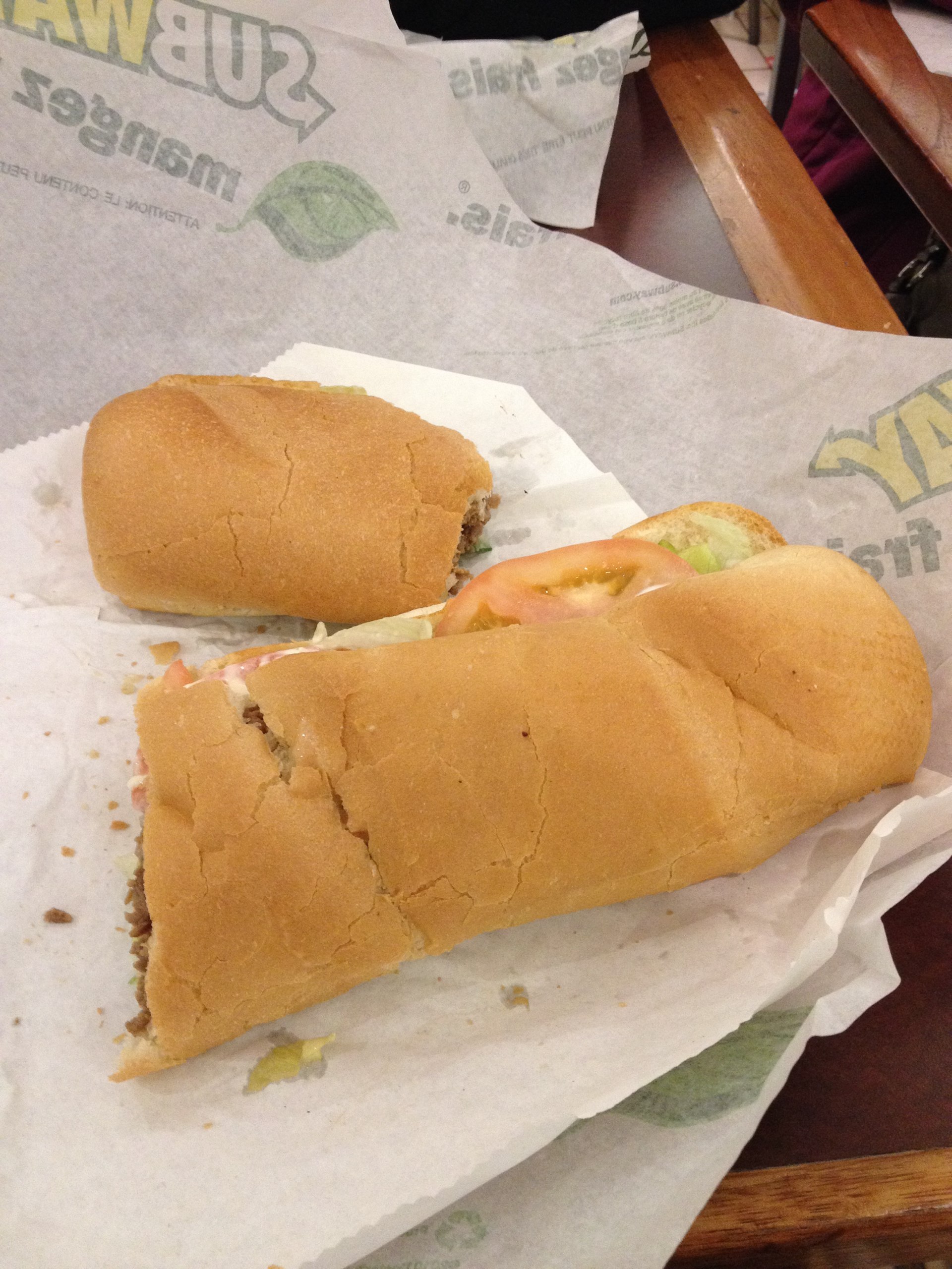 Steak and cheese! Subway is the best! Fooducate Diet Motivation