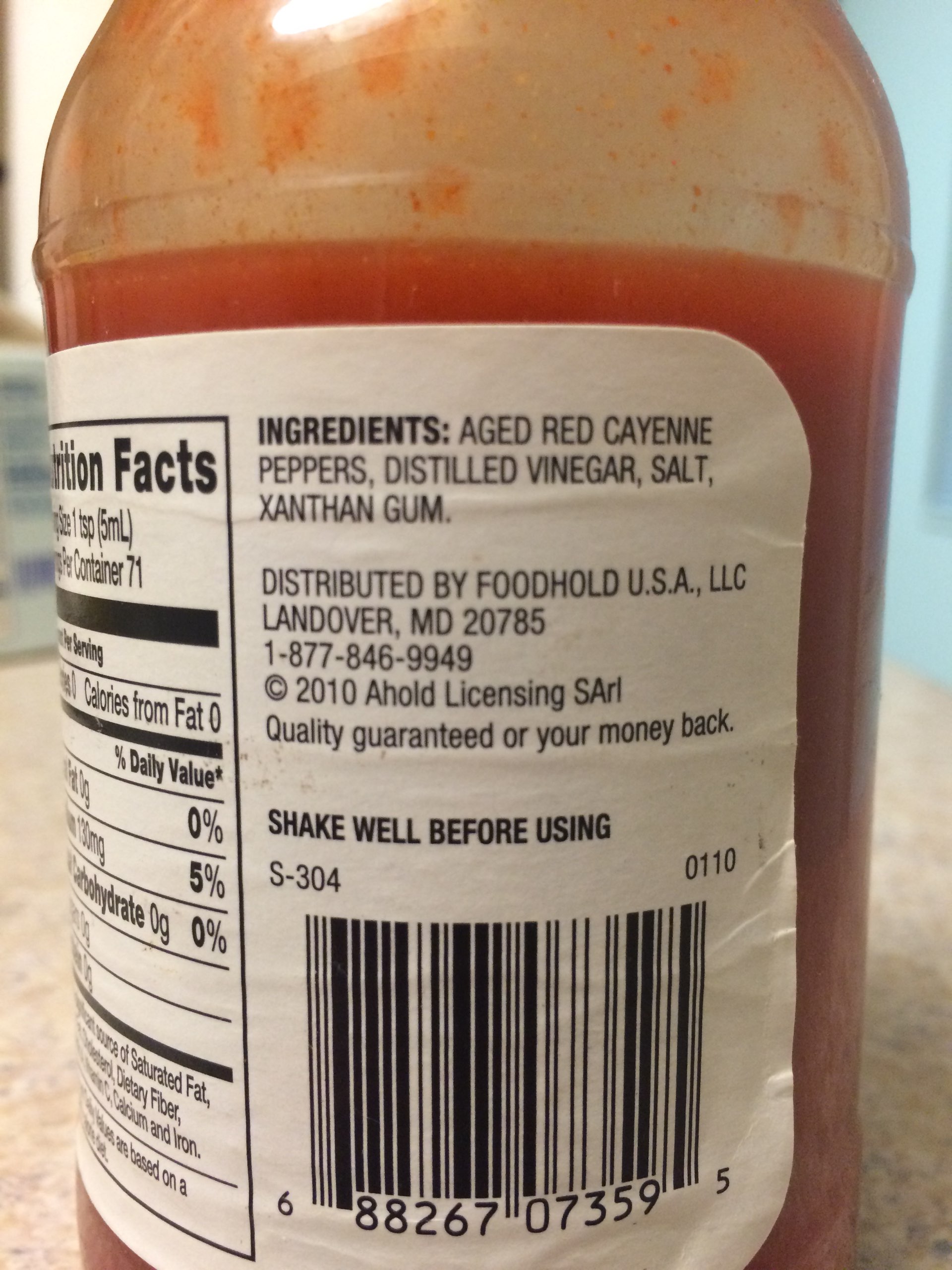 Giant Hot Sauce Calories, Nutrition Analysis & More Fooducate