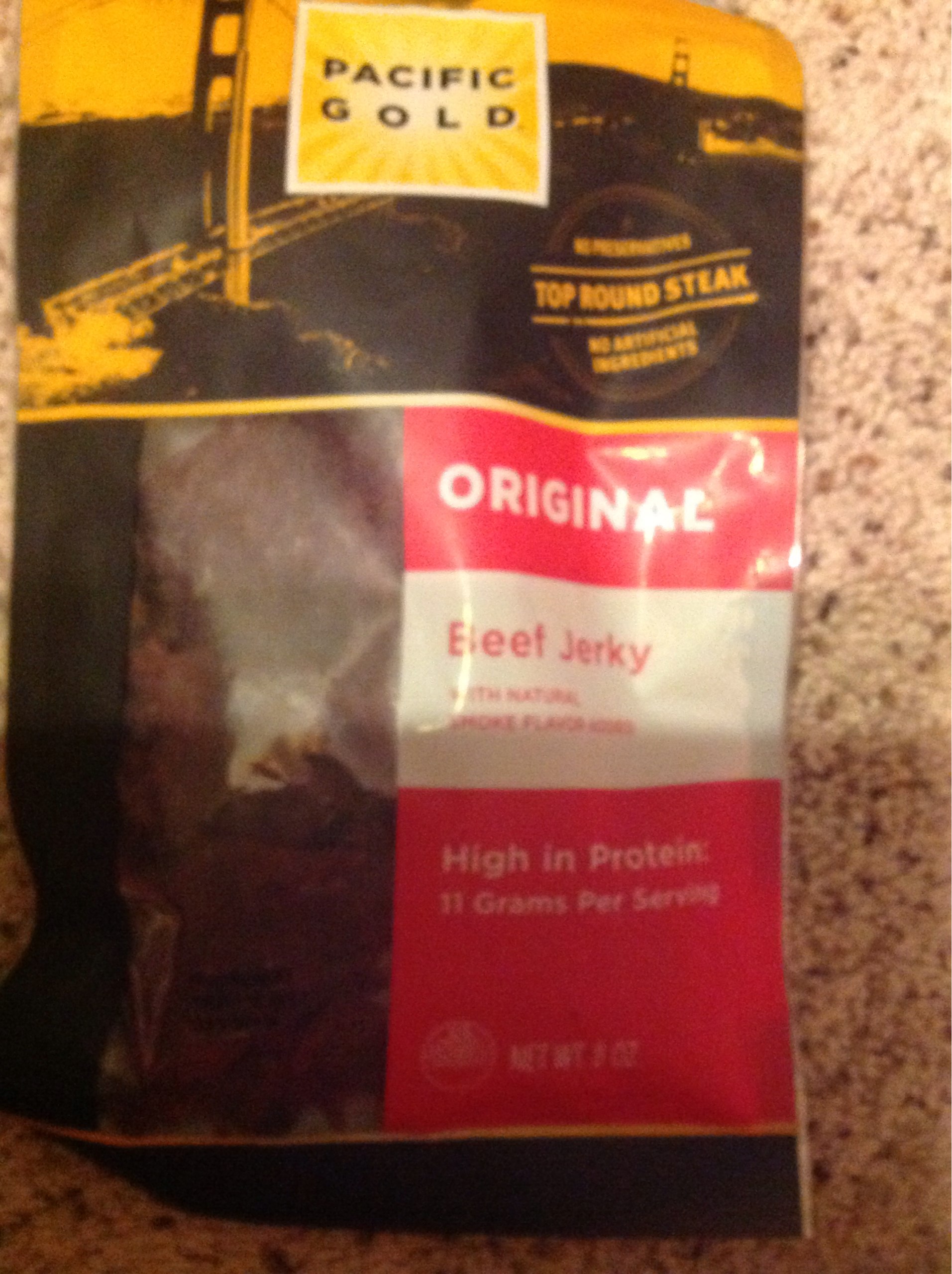Pacific Gold Original Beef Jerky Calories, Nutrition Analysis & More