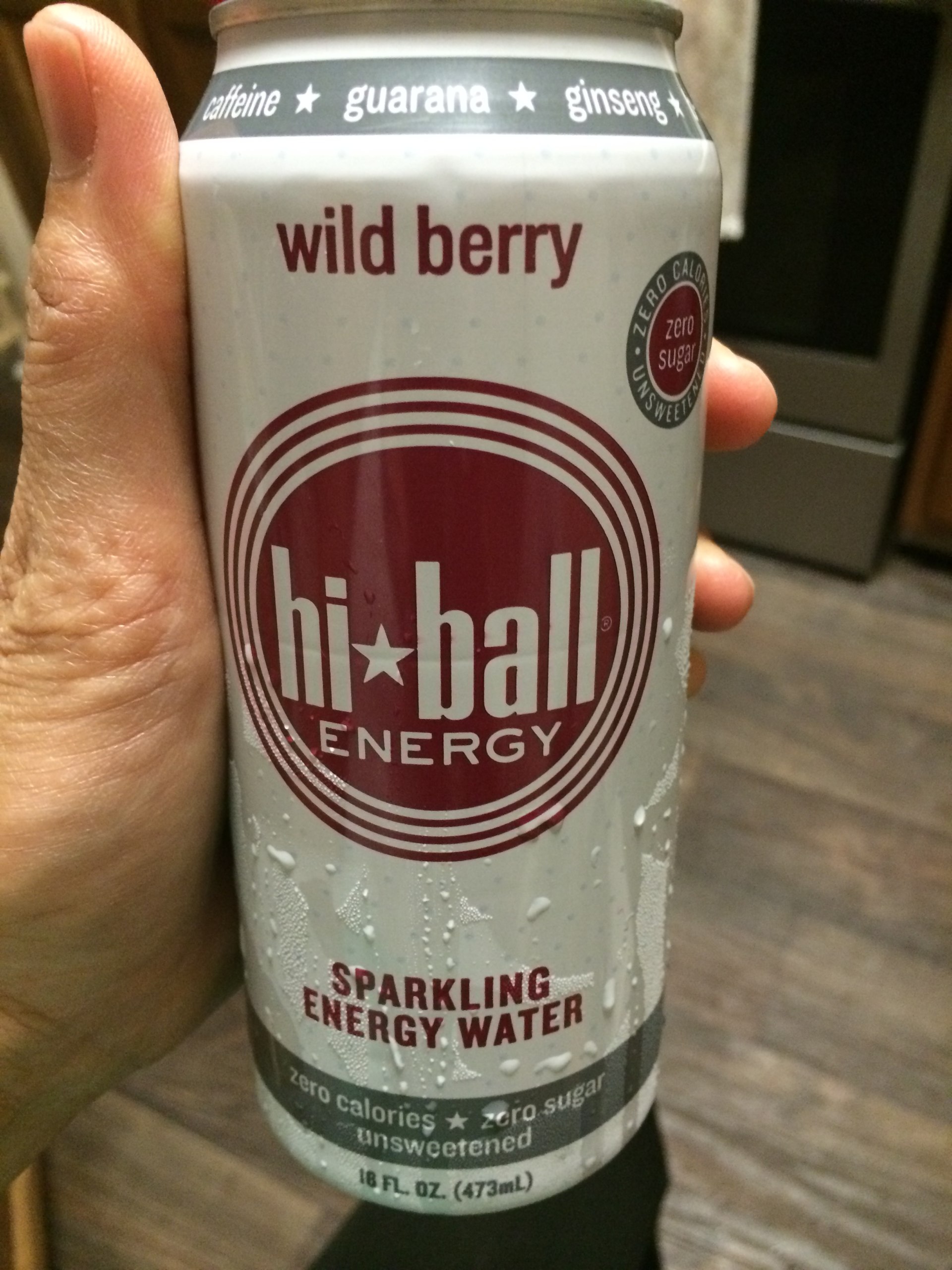 Hiball Wild Berry Sparkling Energy Water Calories, Nutrition Analysis
