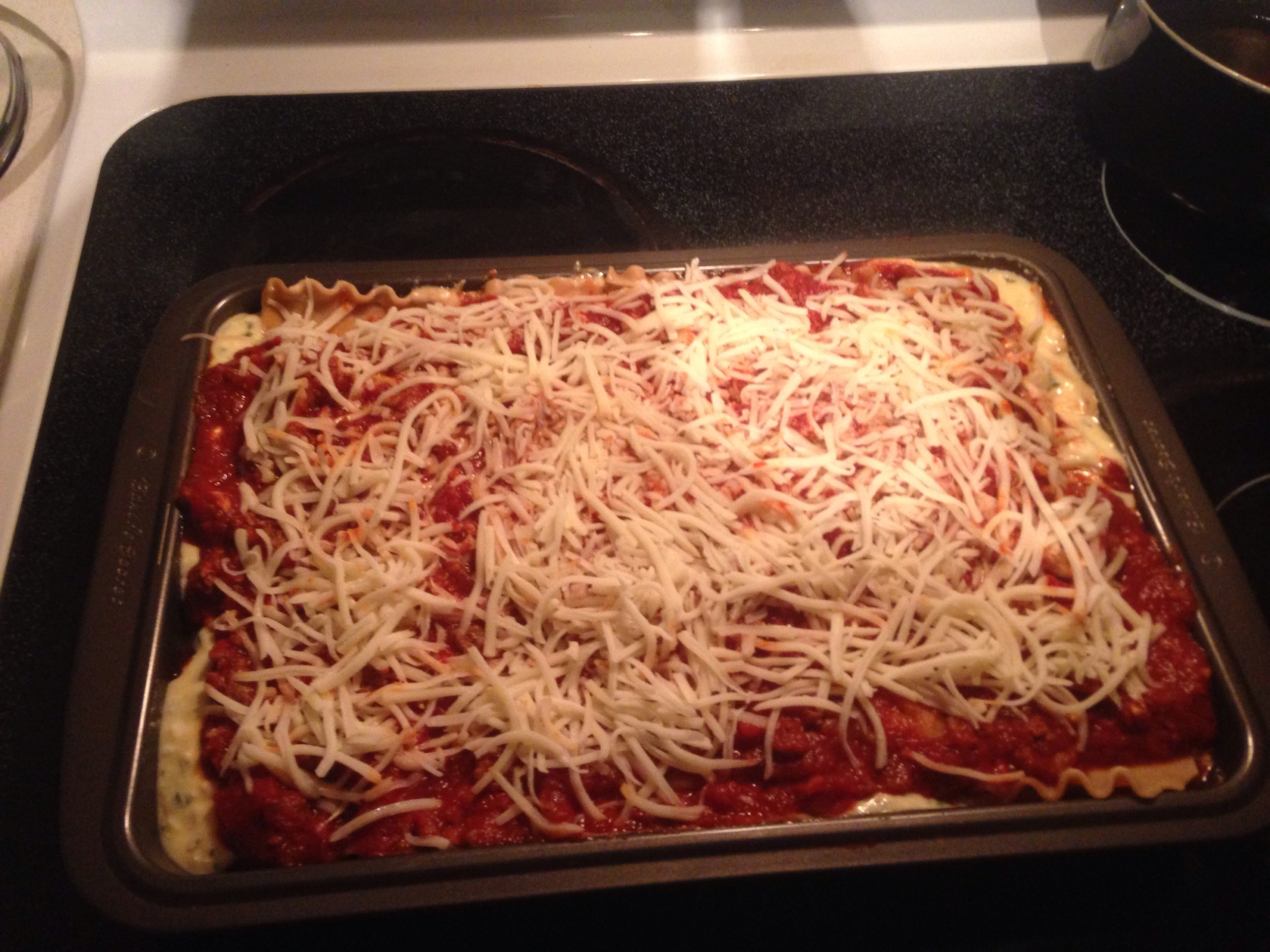 So I attempted to make a Healthy version of lasagna! I used organic