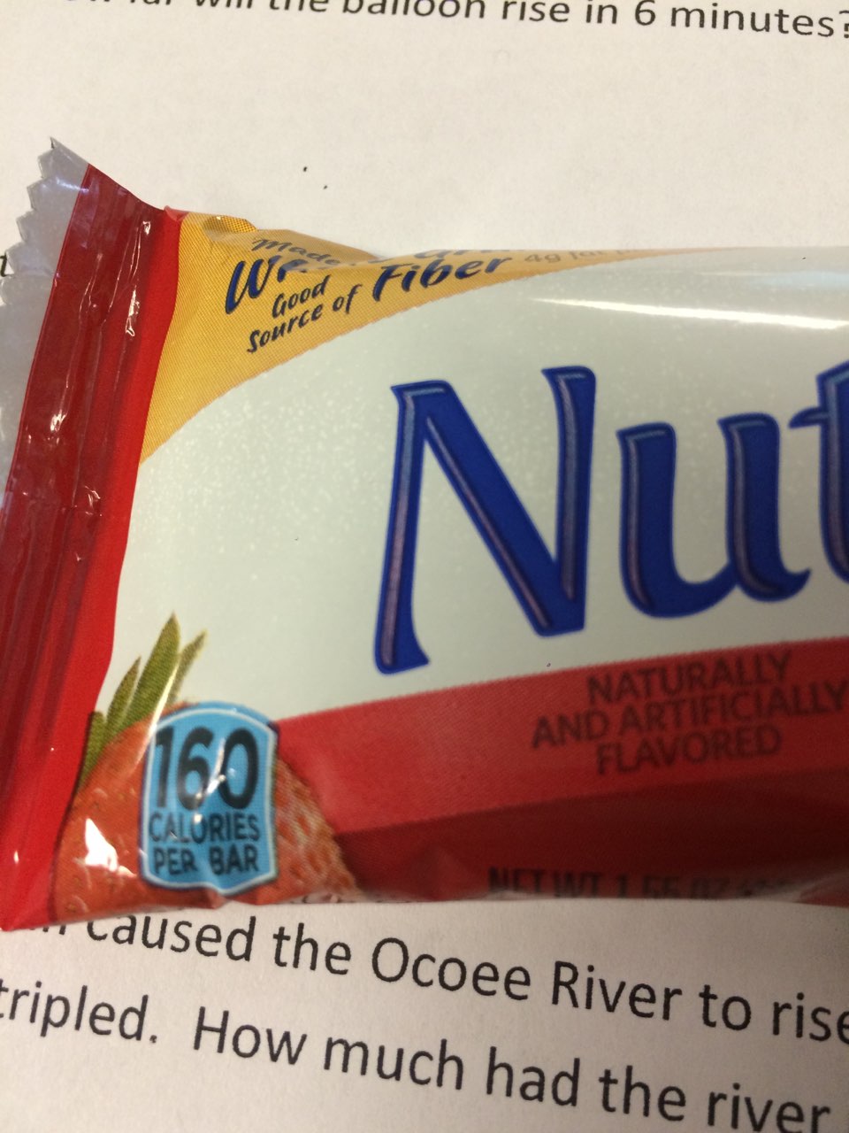 Kellogg's Nutri Grain Bar, Strawberry Calories, Nutrition Analysis