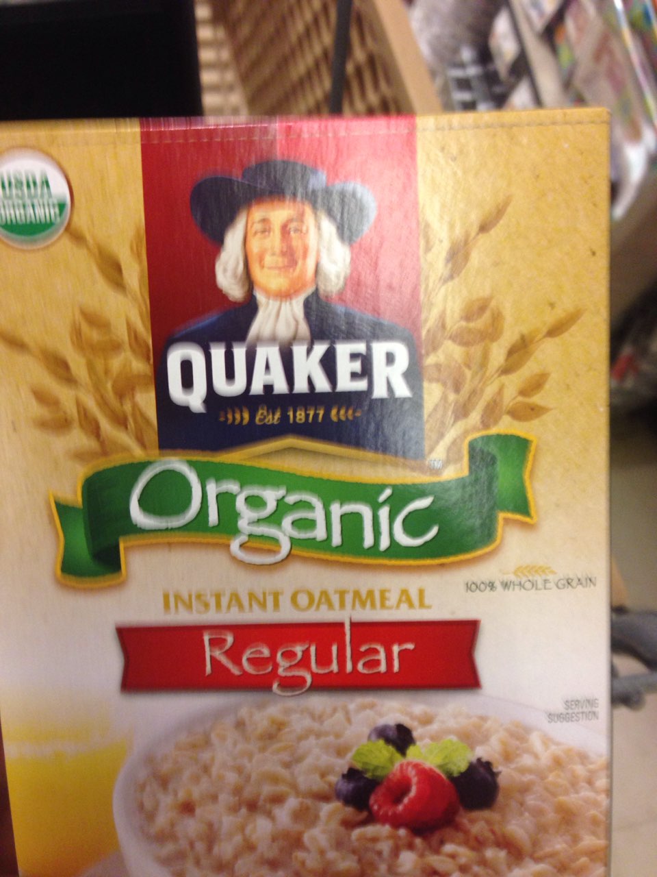 Quaker Oatmeal Instant Regular Calories, Nutrition