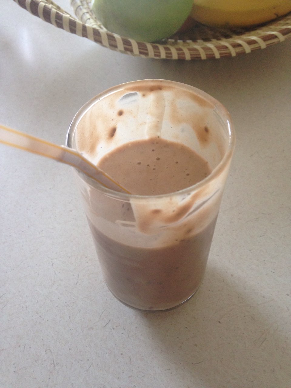 Just tried out my protein powder! Added peanut butter and banana with some almond milk and a