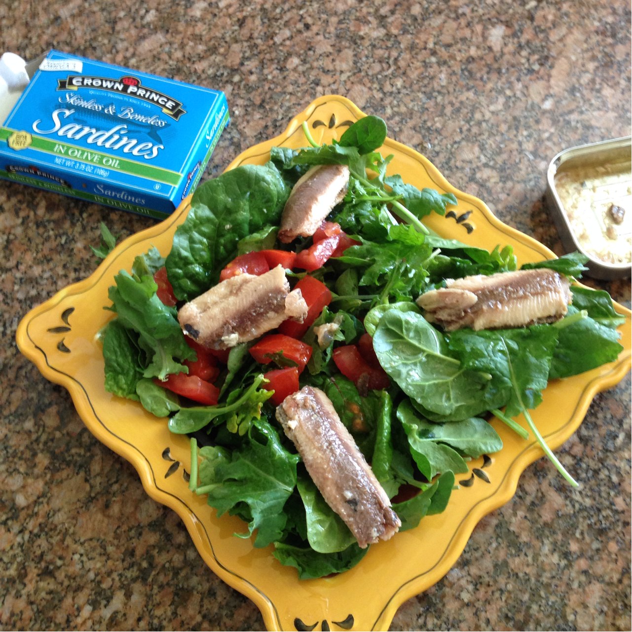 Pretty stoked on this sardine salad! Fooducate Diet Motivation