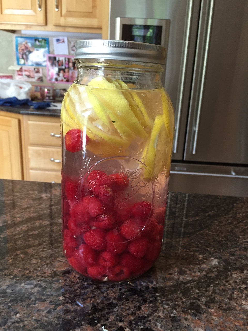 Made some raspberry lemon infused water Fooducate Diet Motivation