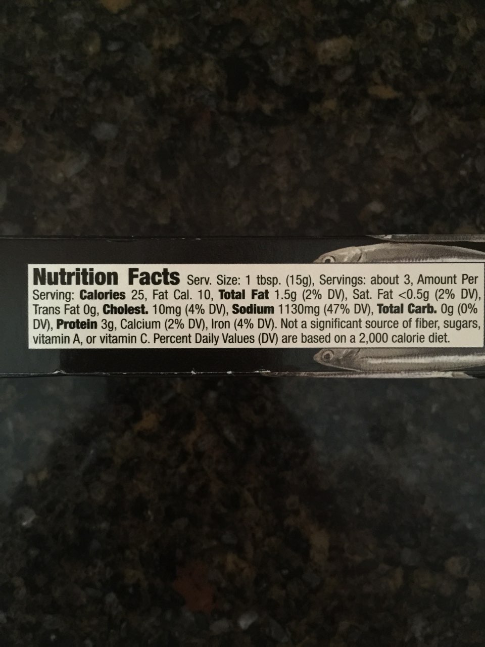 Amore Anchovy Paste, Made with Olive Oil Calories, Nutrition Analysis