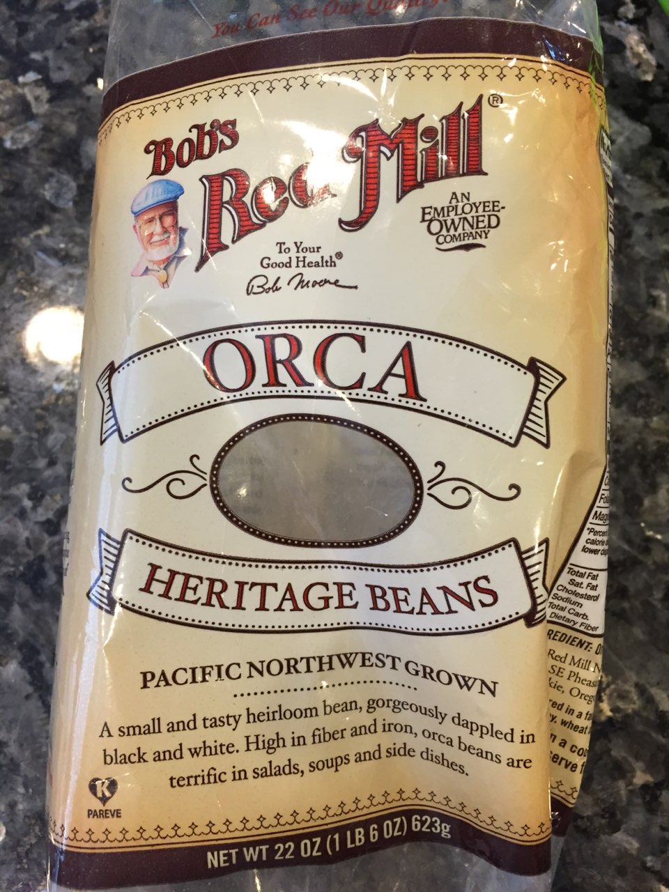 User added Bob's Red Mill, Orca Heritage Beans Calories, Nutrition