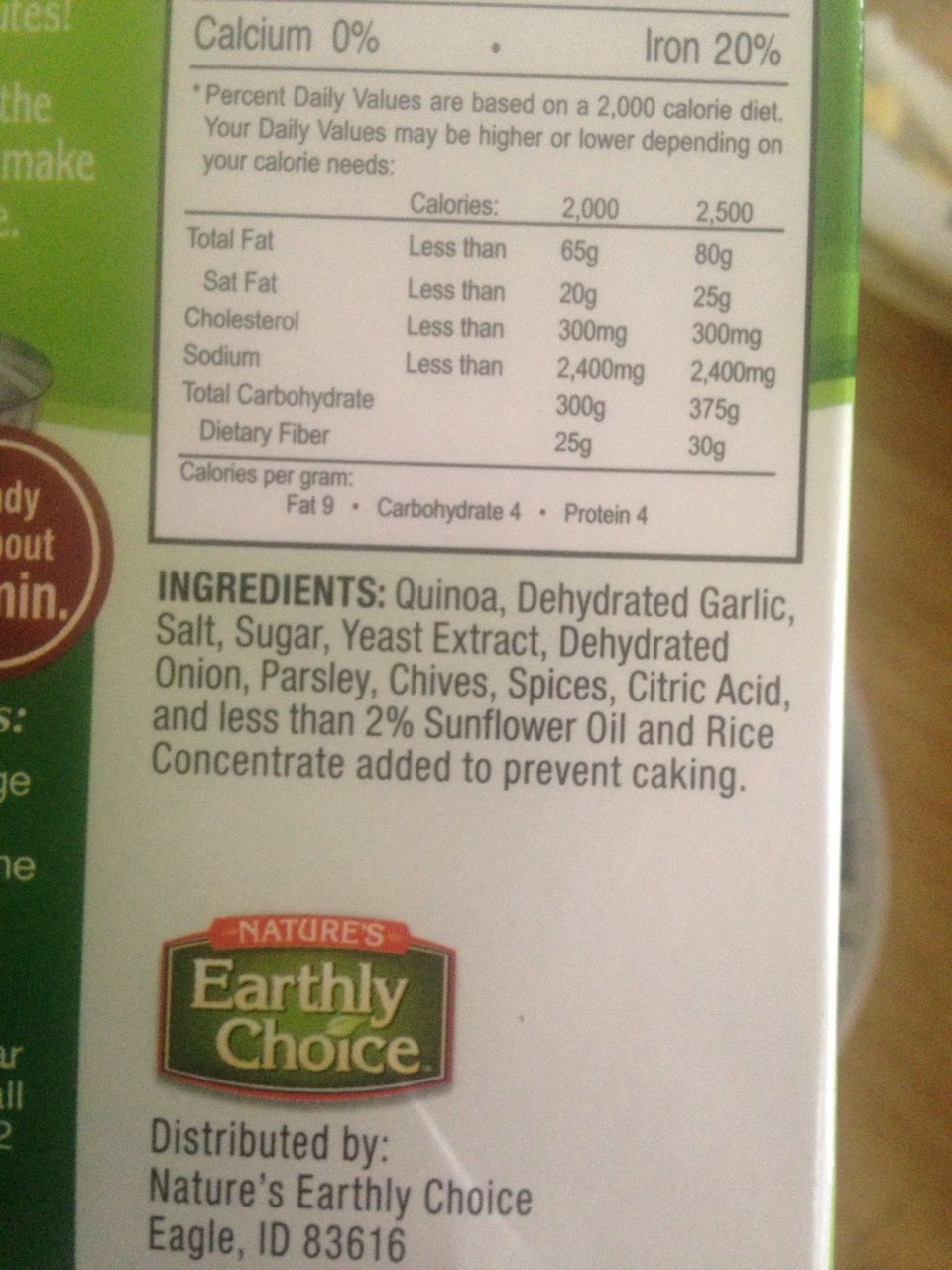 Nature's Earthly Choice 100 Whole Grain, Organic, Roasted Garlic