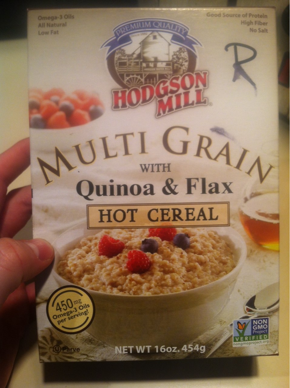 Hodgson Mill Hot Cereal, Multi Grain, with Quinoa and Flax Calories