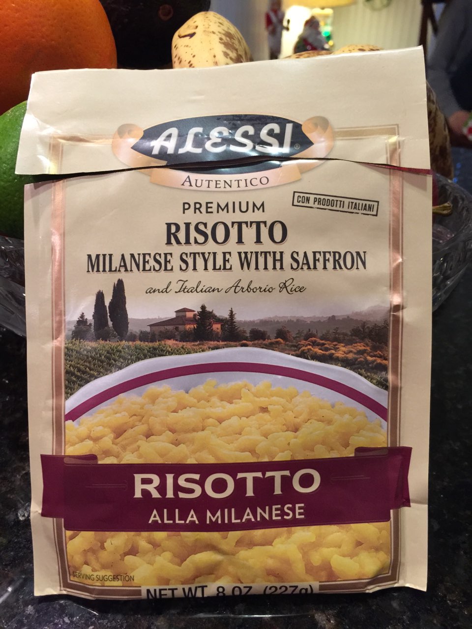 Alessi Autentico Premium Risotto Milanese Style With Saffron, Risotto