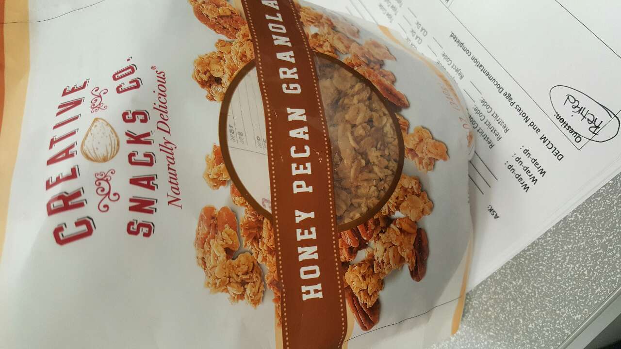 Creative Snacks Co Granola, Honey Pecan: Calories, Nutrition Analysis ...