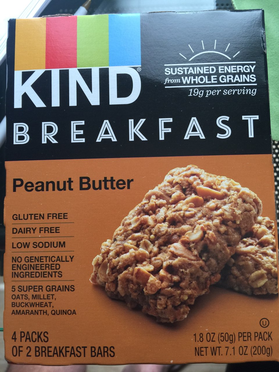 Kind Peanut Butter Breakfast Bar Calories, Nutrition Analysis & More