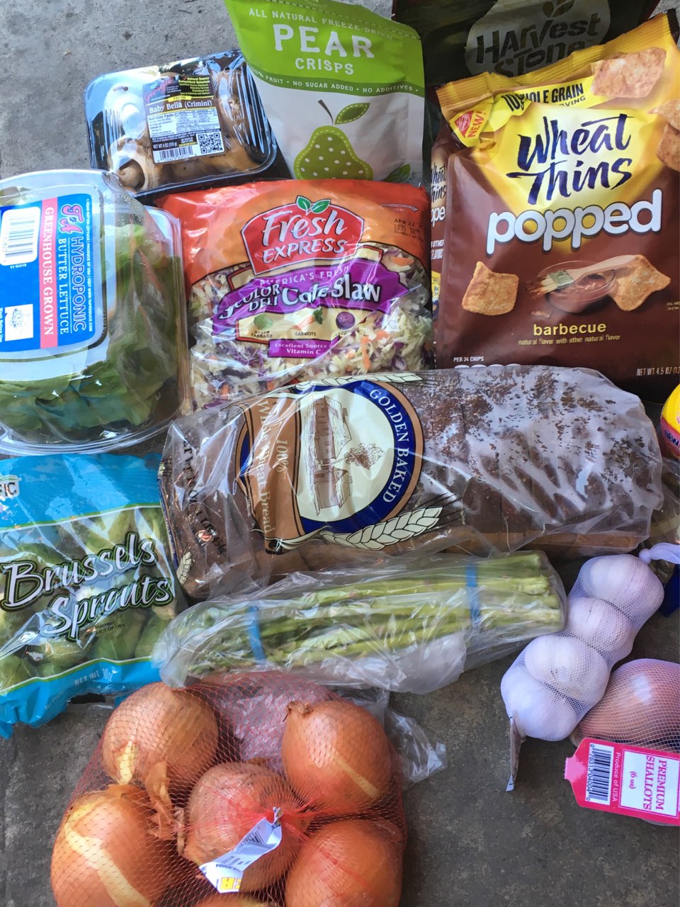 So I went to the dollar store today to get some produce! I know it sounds weird going to the