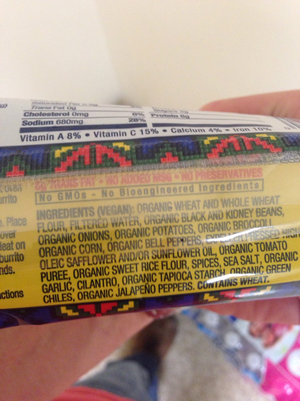 Amy's Burrito, Black Bean Calories, Nutrition Analysis & More Fooducate