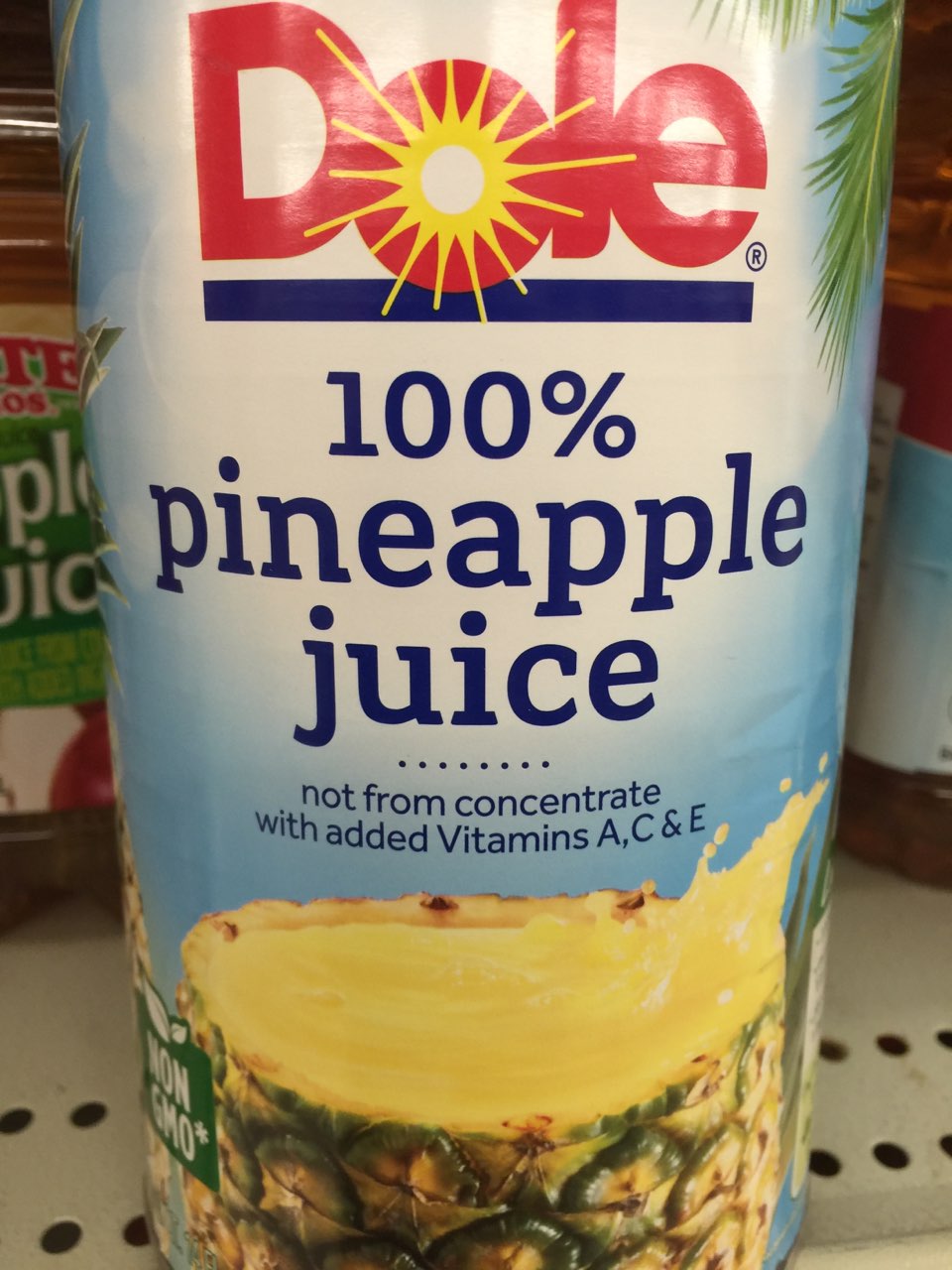 Dole Juice, Pineapple Calories, Nutrition Analysis & More Fooducate