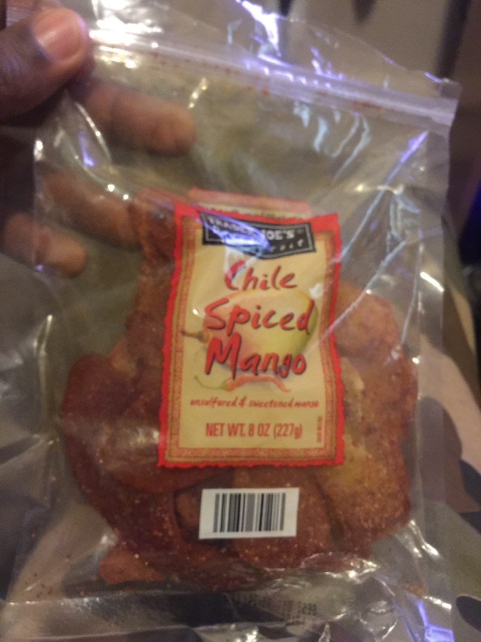 Trader Joe's Dried Mango, Chile Spiced Calories, Nutrition Analysis
