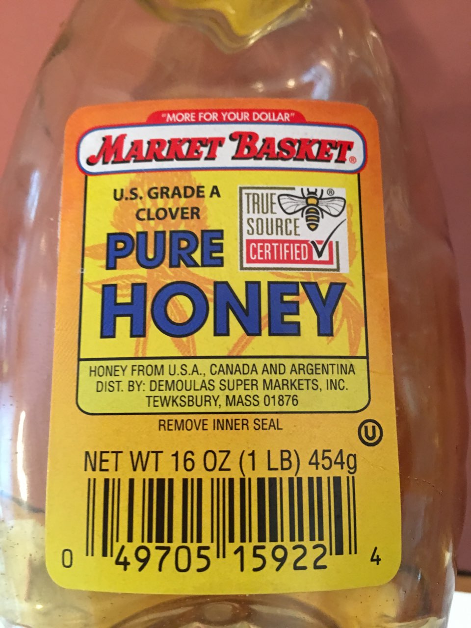 Market Basket Pure Honey Calories, Nutrition Analysis & More Fooducate